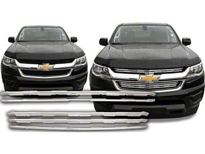 Upper Grille Overlay; Chrome (15-22 Colorado LT, WT)