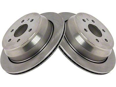 Vented 6-Lug Rotors; Rear Pair (15-20 Colorado)