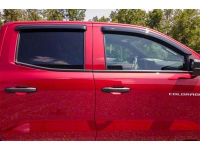 Ventvisor Window Deflectors; Front and Rear; Dark Smoke (23-24 Colorado)