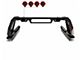Vigor Roll Bar with 7-Inch Red Round LED Lights; Black (15-22 Colorado)