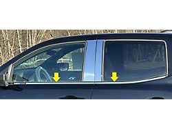 Window Sill Trim Set; Stainless Steel (23-25 Colorado)