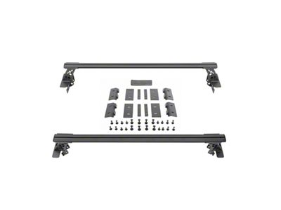Go Rhino XRS Cross Bars; Textured Black (15-25 Colorado)