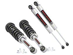 Rough Country Suspension N3 Loaded Leveling Front Struts and Premium N3 Rear Shocks for 2-Inch Lift (15-26 4WD F-150 w/o CCD System, Excluding PowerStroke, Raptor & Tremor)