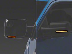 Raxiom Axial Series Sequential LED Mirror Mounted Turn Signal and Side Mirror LED Turn Signals; Smoked (09-14 F-150)