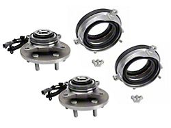 Front Wheel Bearing and Hub Assembly with 4WD Auto-Locking Hub Actuator (17-20 4WD F-150)