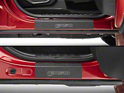 Front and Rear Door Sill Protection with F-150 Logo; TUF-LINER Black; Black and Gray (15-26 F-150 SuperCrew)