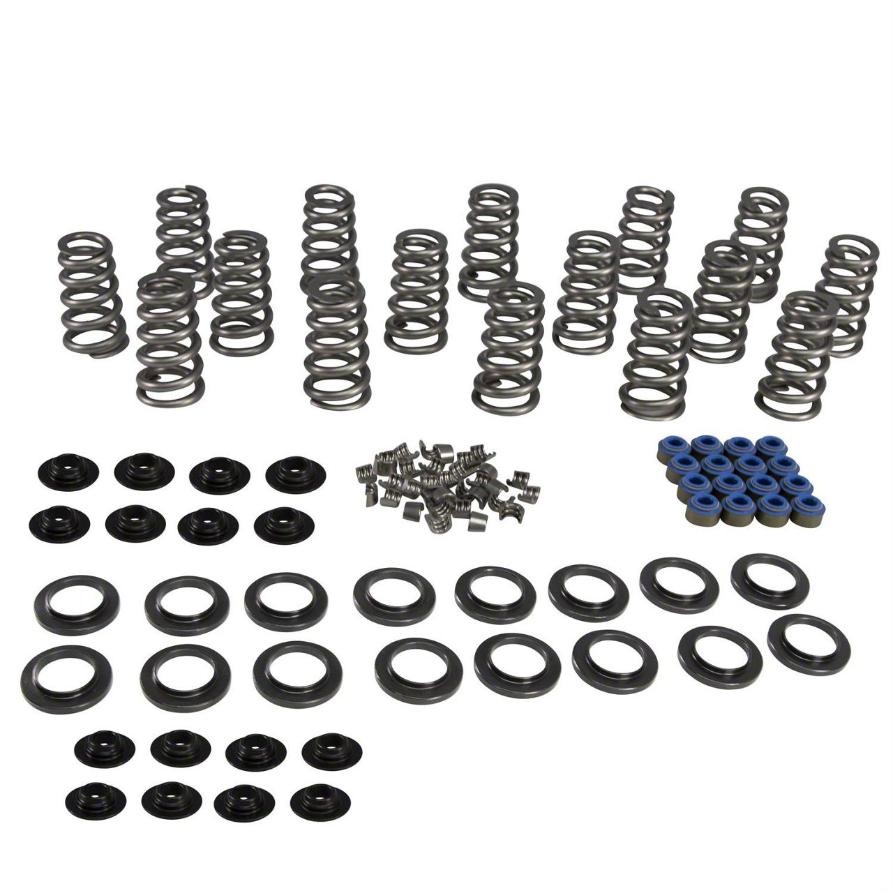 Comp Cams RAM 2500 Conical Valve Springs with Chromemoly Retainers; 0. ...