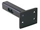 2-Inch Receiver Hitch Cushioned Pintle Adapter Plate; 4-Holes (Universal; Some Adaptation May Be Required)