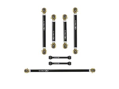 Core 4x4 Track Series Adjustable Rear Upper and Lower Control Arm, Track Bar and End Link Kit (09-18 RAM 1500)