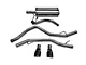 Corsa Performance Sport Dual Exhaust System with 4.50-Inch Black Tips; Rear Exit (09-18 5.7L RAM 1500)