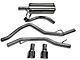 Corsa Performance Sport Dual Exhaust System with 4.50-Inch Polished Tips; Rear Exit (09-18 4.7L RAM 1500)