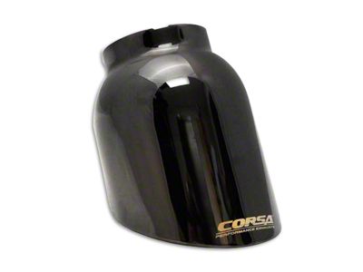 Corsa Performance Sport Dual Exhaust System with Black Tips; Rear Exit (14-18 5.3L Silverado 1500)