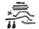 Corsa Performance Sport Dual Exhaust System with Black Tips; Rear Exit (14-18 5.3L Silverado 1500)