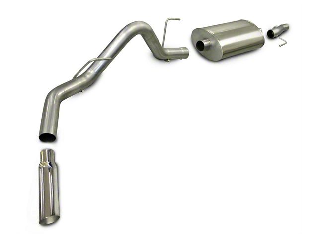 Corsa Performance Sport Single Exhaust System with Polished Tip; Side Exit (04-08 4.6L F-150)
