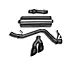 Corsa Performance Sport Single Exhaust System with Twin Black Tips; Side Exit (14-18 5.3L Silverado 1500)