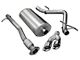 Corsa Performance Sport Single Exhaust System with Twin Polished Tips; Side Exit (07-13 5.3L Sierra 1500)
