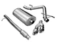 Corsa Performance Sport Single Exhaust System with Twin Polished Tips; Side Exit (10-13 6.0L Hybrid Sierra 1500)