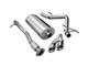 Corsa Performance Sport Single Exhaust System with Twin Polished Tips; Side Exit (10-13 6.2L Sierra 1500)