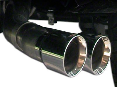Corsa Performance Sport Single Exhaust System with Twin Polished Tips; Side Exit (10-13 6.2L Silverado 1500)