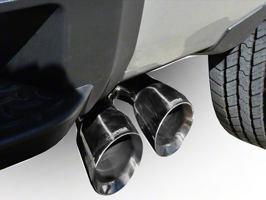 Corsa Performance Sport Single Exhaust System with Twin Polished Tips Side Exit 14 18 5.3L Silverado 1500