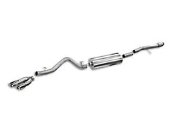 Corsa Performance Sport Single Exhaust System with Twin Polished Tips; Side Exit (14-18 6.2L Sierra 1500)