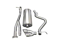 Corsa Performance Sport Single Exhaust System with Twin Polished Tips; Side Exit (03-06 6.0L Silverado 1500 SS)