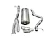 Corsa Performance Sport Single Exhaust System with Twin Polished Tips; Side Exit (03-06 6.0L Silverado 1500 SS)