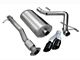 Corsa Performance Touring Single Exhaust System with Twin Black Tips; Side Exit (07-08 5.3L Sierra 1500)