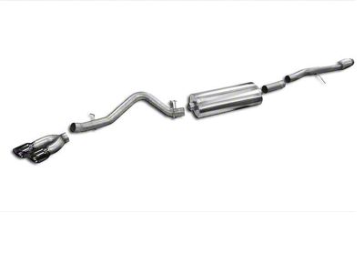 Corsa Performance Sport Single Exhaust System with Twin Black Tips; Side Exit (14-18 6.2L Silverado 1500)