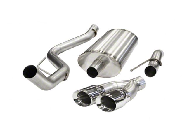 Corsa Performance Sport Single Exhaust System with Twin Polished Tips; Side Exit (09-10 5.4L F-150, Excluding Raptor)