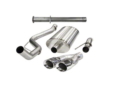 Corsa Performance Xtreme Single Exhaust System with Twin Polished Tips; Side Exit (11-14 6.2L F-150 Raptor)