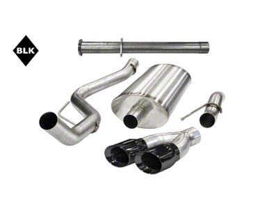 Corsa Performance Xtreme Single Exhaust System with Twin Black Tips; Side Exit (11-14 6.2L F-150 Raptor)