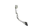 Corsa Performance Sport Single Exhaust System with Twin Black Tips; Side Exit (21-25 5.0L F-150, Excluding Tremor)