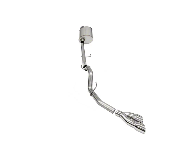 Corsa Performance Sport Single Exhaust System with Twin Polished Tips; Side Exit (21-24 5.0L F-150, Excluding Tremor)