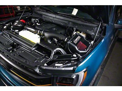 Corsa Performance Closed Box Cold Air Intake with DryTech 3D Dry Filter (21-24 3.5L EcoBoost F-150, Excluding Raptor)