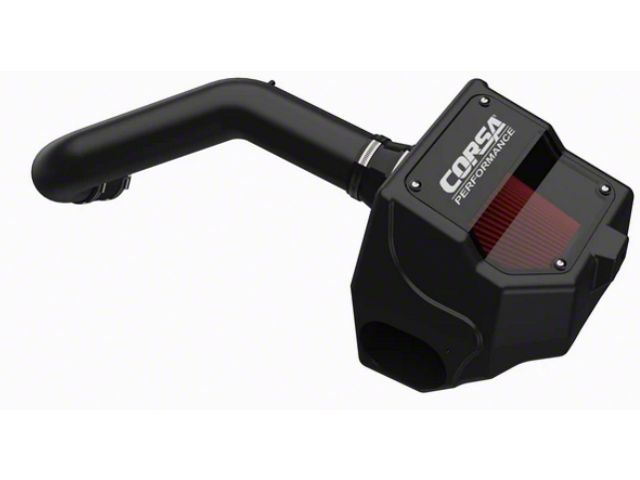 Corsa Performance Closed Box Cold Air Intake with DryTech 3D Dry Filter (15-20 5.0L F-150)