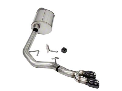 Corsa Performance Sport Single Exhaust System with Black Tips; Middle Side Exit (21-24 5.0L F-150, Excluding Tremor)