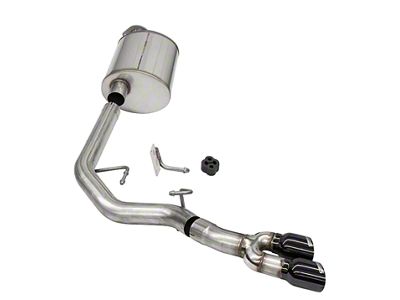 Corsa Performance Sport Single Exhaust System with Black Tips; Middle Side Exit (21-25 5.0L F-150, Excluding Tremor)
