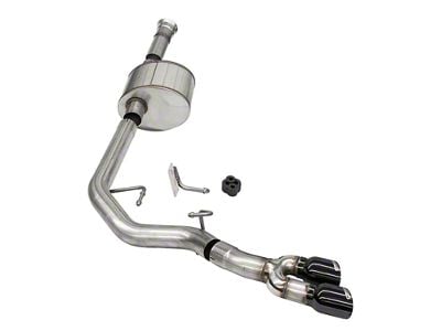 Corsa Performance Xtreme Single Exhaust System with Black Tips; Middle Side Exit (21-23 5.0L F-150, Excluding Tremor)