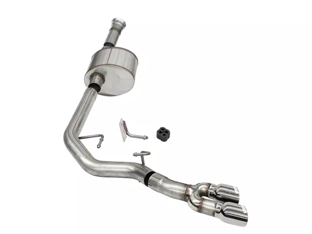Corsa Performance Xtreme Single Exhaust System with Polished Tips; Middle Side Exit (21-24 5.0L F-150, Excluding Tremor)