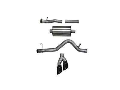 Corsa Performance Sport Single Exhaust System with Black Tips; Side Exit (15-16 3.6L Canyon)