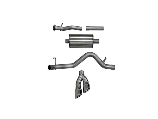 Corsa Performance Sport Single Exhaust System with Polished Tips; Side Exit (17-22 3.6L Canyon)