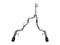 Corsa Performance Sport Dual Exhaust System with Black Tips; Rear Exit (23-24 5.0L F-150 Tremor)