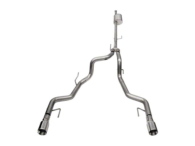 Corsa Performance Sport Dual Exhaust System with Polished Tips; Rear Exit (23-24 5.0L F-150 Tremor)