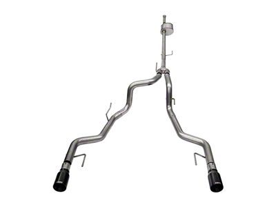Corsa Performance Xtreme Dual Exhaust System with Black Tips; Rear Exit (23-25 5.0L F-150 Tremor)