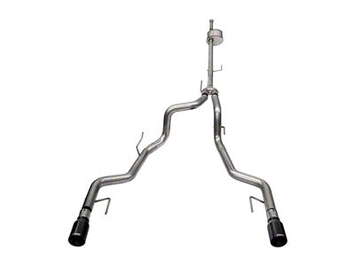 Corsa Performance Xtreme Dual Exhaust System with Black Tips; Rear Exit (23-24 5.0L F-150 Tremor)