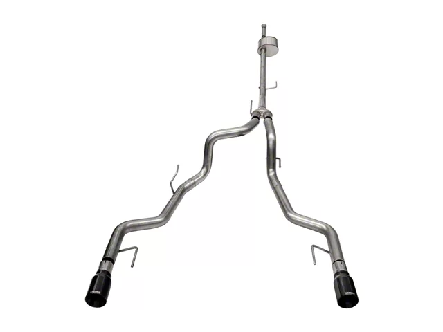 Corsa Performance Xtreme Dual Exhaust System with Black Tips; Rear Exit (23-24 5.0L F-150 Tremor)