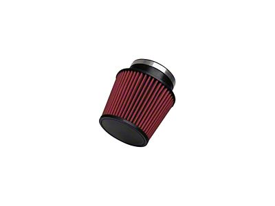 Corsa Performance Replacement DryTech 3D Dry Air Filter; Round; 4-Inch Inlet