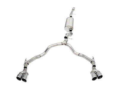 Corsa Performance Xtreme Dual Exhaust System with Black Tips; Rear Exit (09-18 4.7L RAM 1500)