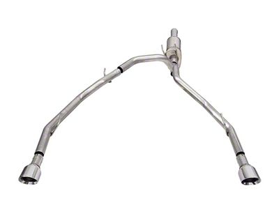 Corsa Performance Xtreme Dual Exhaust System with Polished Tips; Rear Exit (09-18 4.7L RAM 1500)